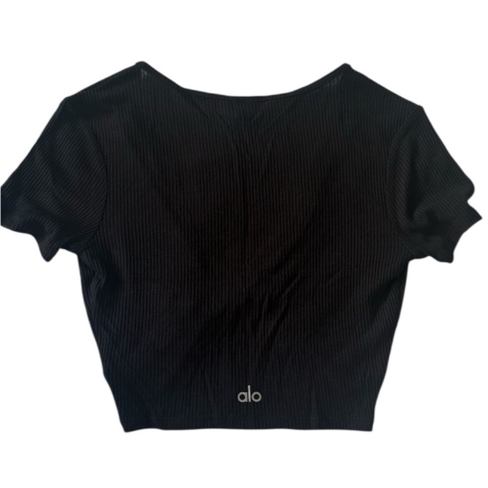 ALO Ribbed Knot Front Top - Picture 2 of 2